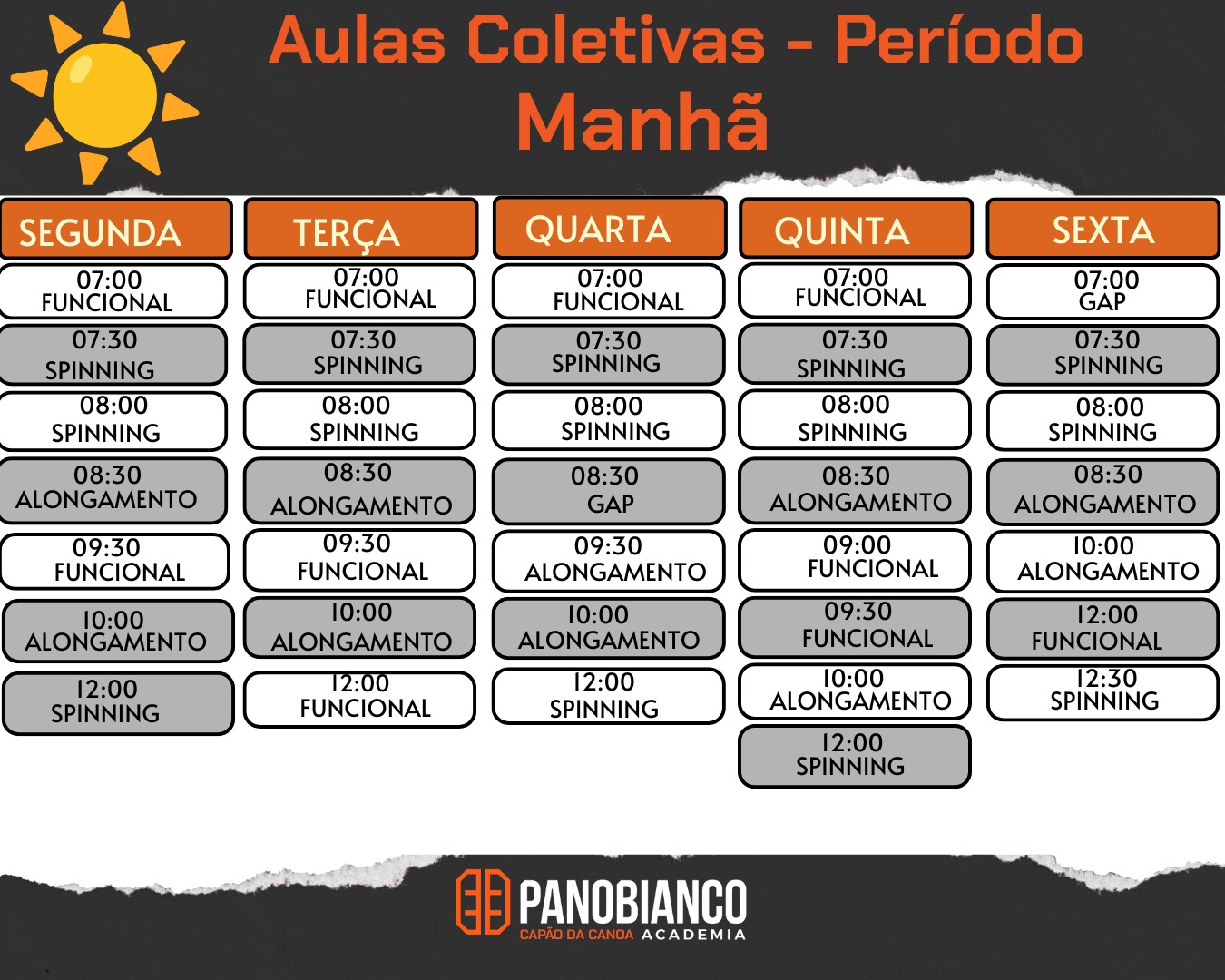 Grade de Aulas